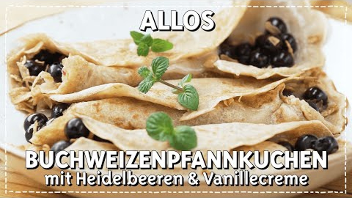 Vegane Pfannkuchen mit Buchweizen