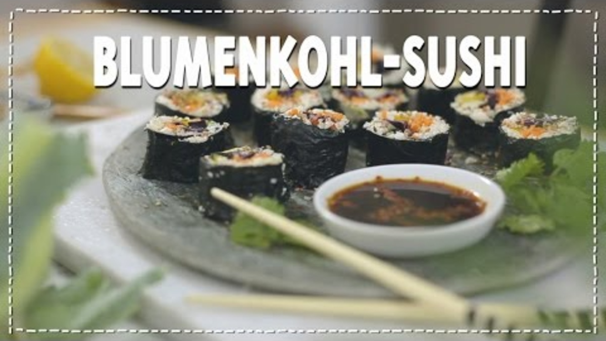 Blumenkohl Sushi