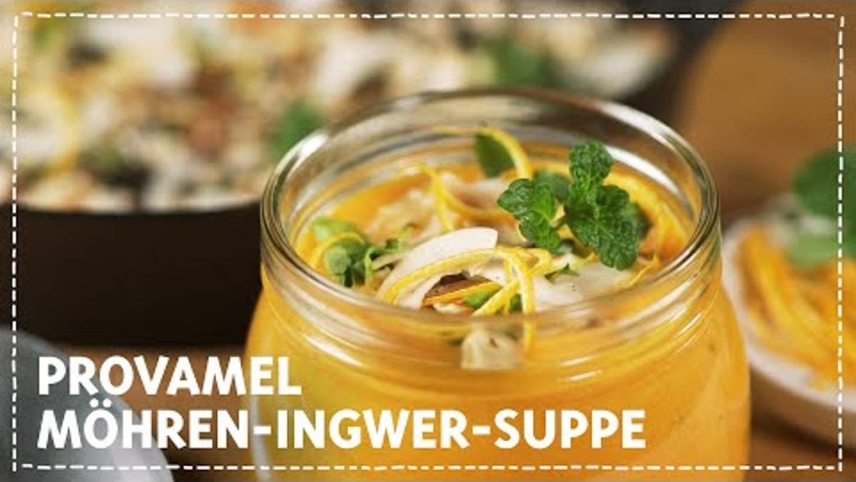Wärmende Möhren-Ingwer Suppe