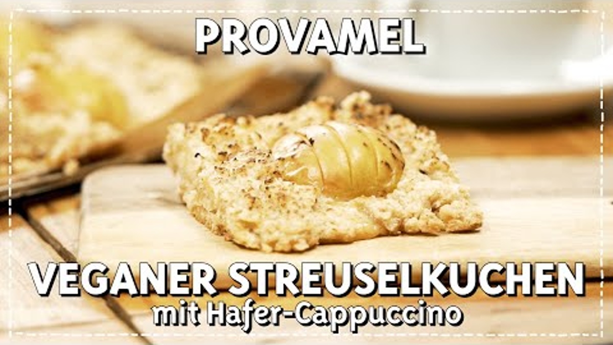 Veganer Apfel-Streuselkuchen vom Blech