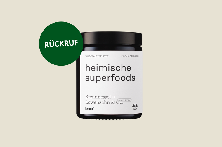 Rückruf: Kruut Heimische Superfoods (70 g)