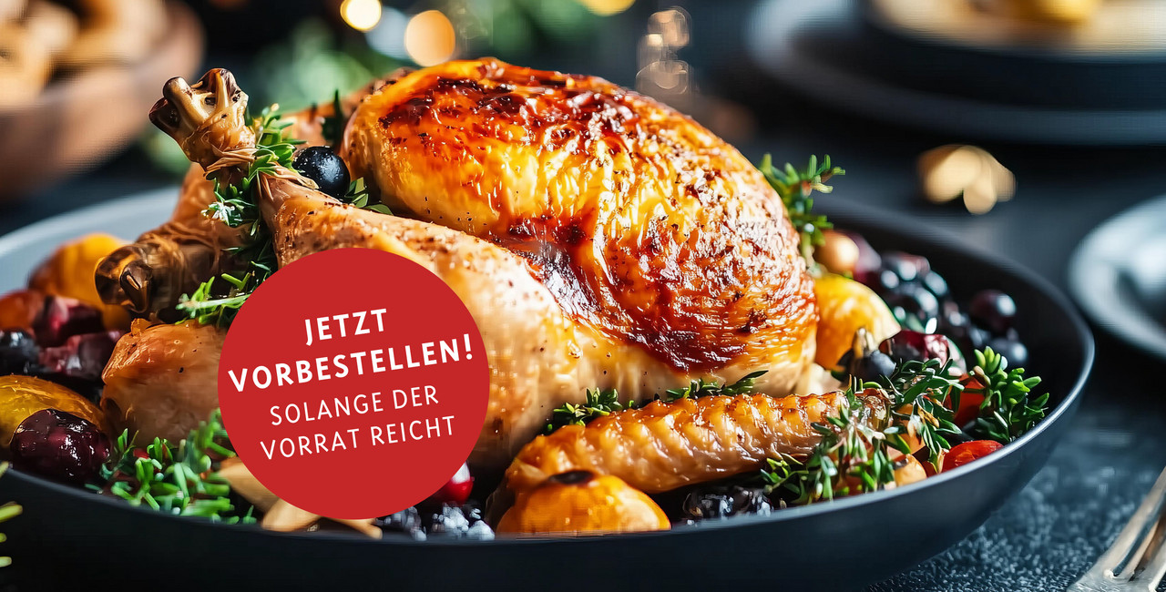 Jetzt Bio-Fleisch und -Geflügel fürs Fest vorbestellen!