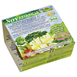 Griechische Käsealternative mit Kräutern