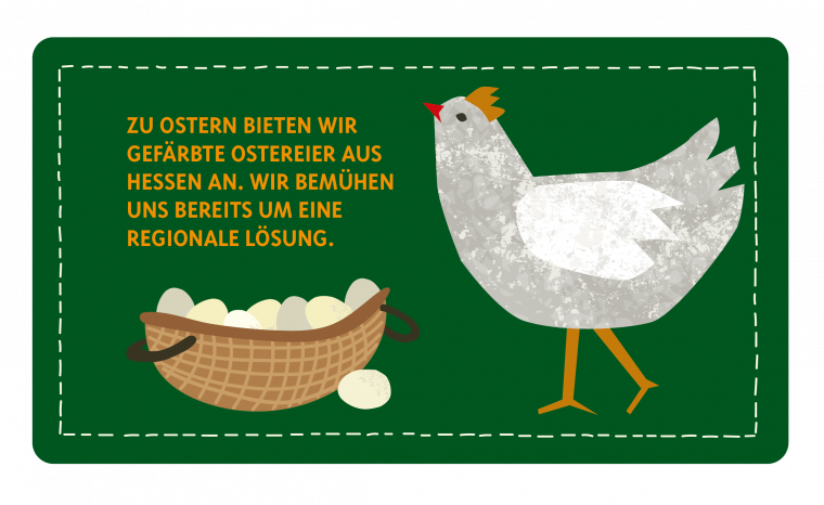 Bio Eier der BIO COMPANY zu Ostern aus Hessen
