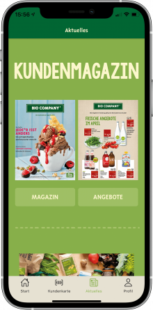 Screenshot BIO COMPANY App