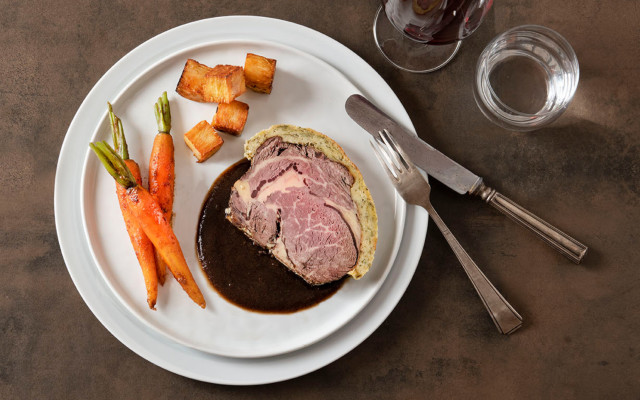 Entrecôte mit Kräuter-Parmesan-Kruste Teaser