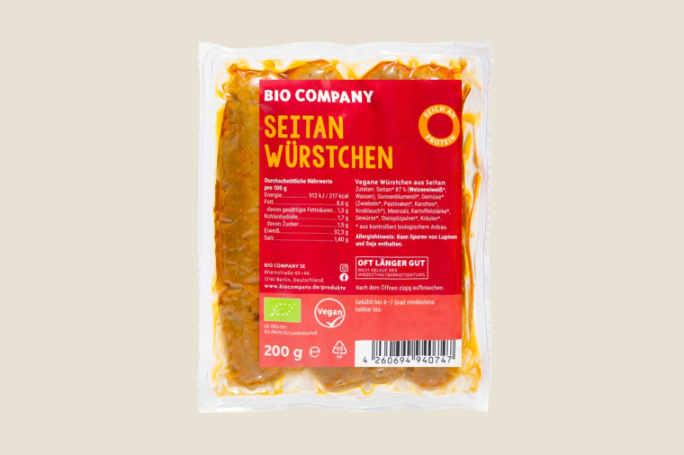 Stellungnahme BIO COMPANY Seitan Würstchen
