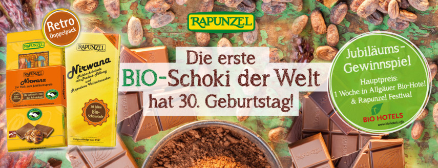 Die erste Bio-Schokolade der Welt hat Geburtstag – ein Anlass zum Feiern & Gewinnen Bild