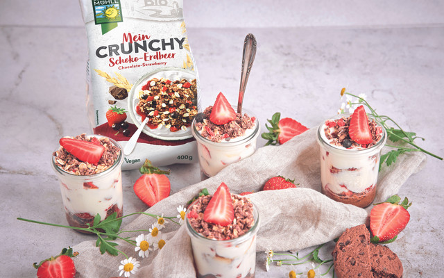 Veganes Erdbeer-Schokoladen-Tiramisu Teaser