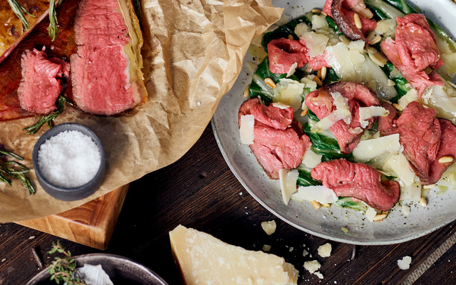 Roastbeef mit Mangold & Parmesan Teaser
