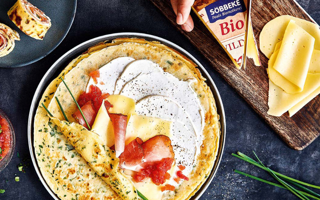 Pfannkuchen Röllchen Teaser