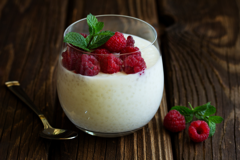 Veganer Tapioka-Pudding