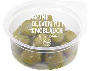 Oliven mit Knoblauch