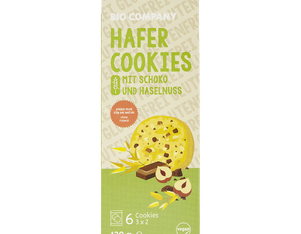 Hafer Cookies mit Schoko 