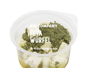Feta-Würfel mit Kräutern