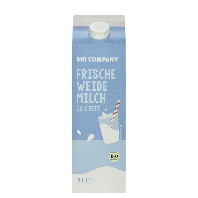 Frische Weidemilch 1,5 %