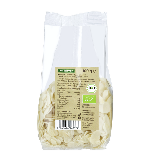 Mandeln, gehobelt - 4260694941768_mandeln_gehobelt_100g_hs.png