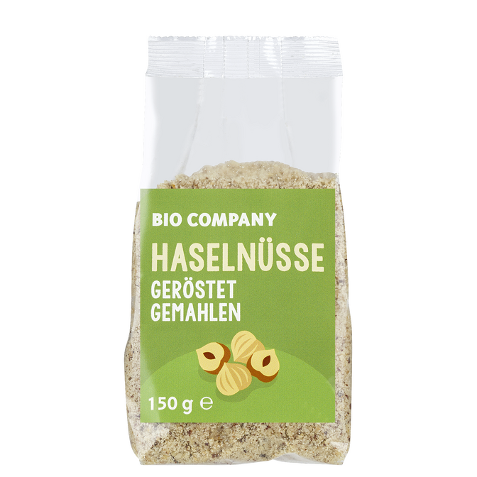 Haselnüsse gemahlen