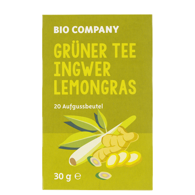 Ingwer Lemongras Grüntee