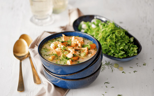 Einfache Fischsuppe mit Gemüse Teaser