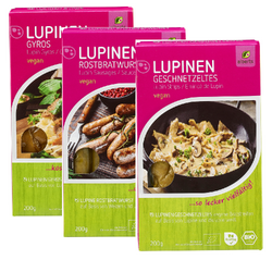 Lupinen Fleischersatz